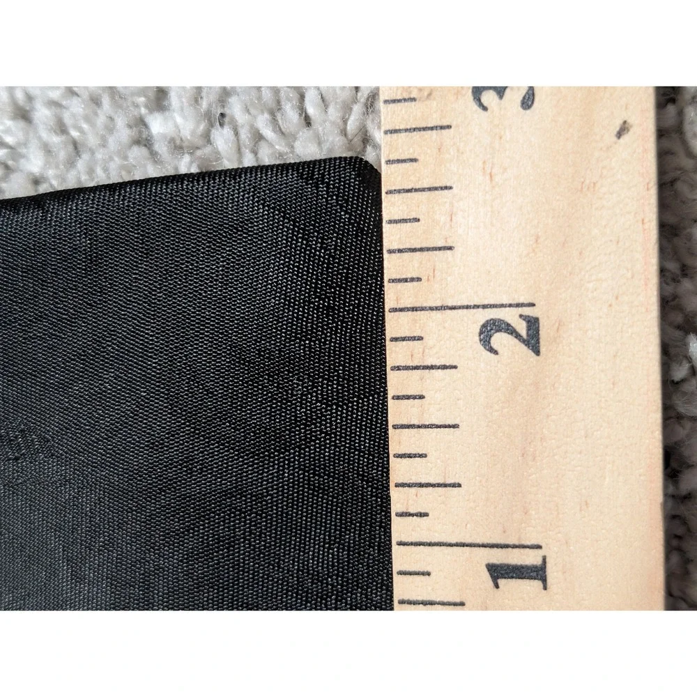 Bonjour‎ Necktie Mens OS Black Red Gold Harlequin Colorblock Jacquard USA Made